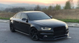 Maxton Design Spoiler předního nárazníku Audi S4 B8 Facelift V.1 - černý lesklý lak
