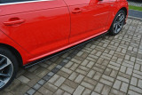 Maxton Design Prahové lišty Audi S4/A4 S-Line B9 - karbon