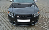 Maxton Design Spoiler předního nárazníku Audi A4 B7 V.2 - černý lesklý lak