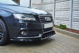 Maxton Design Spoiler předního nárazníku Audi A4 B8 V.1 - černý lesklý lak