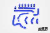 Do88 set silikonových podtlakových hadiček odvětrání klikové skříně AUDI RS6 C5 4,2T - Modré