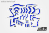 Do88 set silikonových podtlakových hadiček AUDI RS6 C5 4,2T - Modré