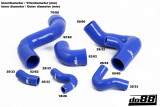 Do88 set tlakových silikonových hadice AUDI A4 B6 SEAT Exeo 1,8T - Modrá