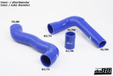 Do88 Set tlakových silikonových hadic s odstraněním symposeru Ford Focus mk2 RS 2,5T R5 - Modrá