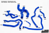 Do88 Set silikonových hadic vedení chladící kapaliny BMW M3 E90 E92 E93 4,0 V8 S55B40 - Modré