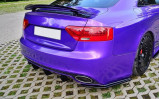 Maxton Design Spoiler zadního nárazníku Audi RS5/RS5 Facelift B8 - černý lesklý lak