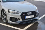 Maxton Design Spoiler předního nárazníku Audi RS5 B9 Coupe/Sportback V.1 - texturovaný plast