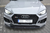 Maxton Design Spoiler předního nárazníku Audi RS5 B9 Coupe/Sportback V.1 - texturovaný plast