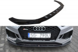 Maxton Design Spoiler předního nárazníku Audi RS5 B9 Coupe/Sportback V.1 - černý lesklý lak