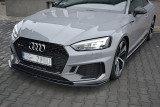 Maxton Design Spoiler předního nárazníku Audi RS5 B9 Coupe/Sportback V.1 - černý lesklý lak