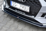 Maxton Design Spoiler předního nárazníku Audi RS5 B9 Coupe/Sportback V.2 - texturovaný plast