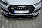 Maxton Design Spoiler předního nárazníku Racing Audi RS5 B9 Coupe/Sportback V.1