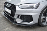 Maxton Design Spoiler předního nárazníku Racing Audi RS5 B9 Coupe/Sportback V.2