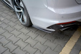 Maxton Design Boční lišty zadního nárazníku Audi RS5 B9 Coupe - texturovaný plast