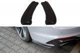 Maxton Design Boční lišty zadního nárazníku Audi RS5 B9 Coupe - černý lesklý lak