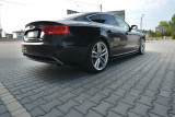 Maxton Design Prahové lišty Audi S5/A5 S-Line/Facelift B8 Sportback - texturovaný plast