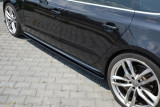 Maxton Design Prahové lišty Audi S5/A5 S-Line/Facelift B8 Sportback - černý lesklý lak
