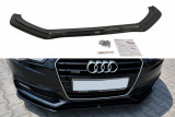 Maxton Design Spoiler předního nárazníku Audi S5/A5 S-Line B8 Coupe/Sportback Facelift V.2 - černý lesklý lak