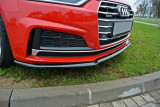 Maxton Design Spoiler předního nárazníku Audi S5/A5 S-Line B9 Coupe/Sportback V.2 - texturovaný plast