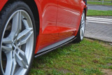 Maxton Design Prahové lišty Audi S5/A5 S-Line B9 Coupe - černý lesklý lak