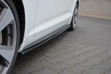Maxton Design Prahové lišty Audi S5/A5 S-Line B9 Sportback - černý lesklý lak