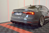 Maxton Design Spoiler zadního nárazníku Audi S5/A5 S-Line B9 Coupe/Sportback - černý lesklý lak