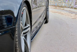 Maxton Design Prahové lišty Audi RS6 C6 - černý lesklý lak