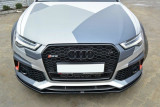 Maxton Design Spoiler předního nárazníku Audi RS6 C7/C7 Facelift V.1 - texturovaný plast