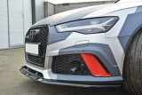 Maxton Design Spoiler předního nárazníku Audi RS6 C7/C7 Facelift V.2 - texturovaný plast