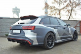 Maxton Design Boční lišty zadního nárazníku Audi RS6 C7/C7 Facelift - karbon
