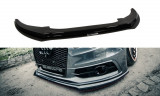 Maxton Design Hybridní spoiler předního nárazníku Audi S6/A6 S-Line C7 V.2 - ABS + černý lesklý lak