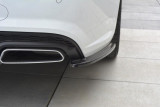 Maxton Design Boční lišty zadního nárazníku Audi S6/A6 S-Line C7 Avant Facelift - texturovaný plast