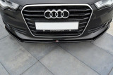Maxton Design Spoiler předního nárazníku Audi A6 C7 - texturovaný plast