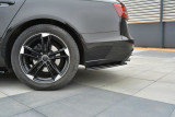 Maxton Design Spoiler zadního nárazníku Audi A6 C7 - černý lesklý lak