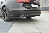 Maxton Design Spoiler zadního nárazníku Audi A6 C7 - karbon