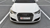 Maxton Design Spoiler předního nárazníku Audi A6 C7 Facelift - karbon