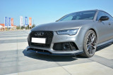 Maxton Design Spoiler předního nárazníku Audi RS7 C7 Facelift V.2 - texturovaný plast