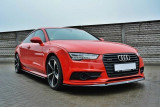 Maxton Design Spoiler předního nárazníku Audi S7/A7 S-Line C7 Facelift - texturovaný plast