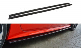 Maxton Design Prahové lišty Audi S7/A7 S-Line C7 Facelift - černý lesklý lak