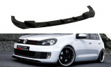 Maxton Design Spoiler předního nárazníku VW Golf VI GTI V.1 - černý lesklý lak