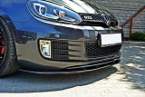 Maxton Design Spoiler předního nárazníku VW Golf VI GTI V.2 - texturovaný plast