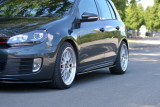 Maxton Design Prahové lišty VW Golf VI GTI - texturovaný plast