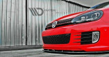 Maxton Design Spoiler předního nárazníku VW Golf VI GTI Edice 35 - texturovaný plast