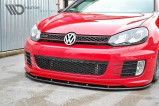 Maxton Design Spoiler předního nárazníku VW Golf VI GTI Edice 35 - texturovaný plast