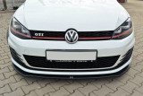 Maxton Design Spoiler předního nárazníku VW Golf Mk7 GTI V.2 - texturovaný plast