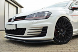 Maxton Design Spoiler předního nárazníku VW Golf Mk7 GTI V.2 - texturovaný plast