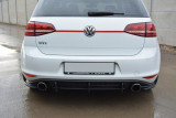 Maxton Design Boční lišty zadního nárazníku VW Golf Mk7 GTI - texturovaný plast