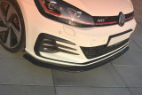 Maxton Design Spoiler předního nárazníku VW Golf Mk7 GTI Facelift V.2 - texturovaný plast