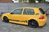 Maxton Design Spoiler Prahové lišty VW Golf IV R32 - karbon