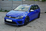 Maxton Design Spoiler předního nárazníku VW Golf Mk7 R V.2 - černý lesklý lak
